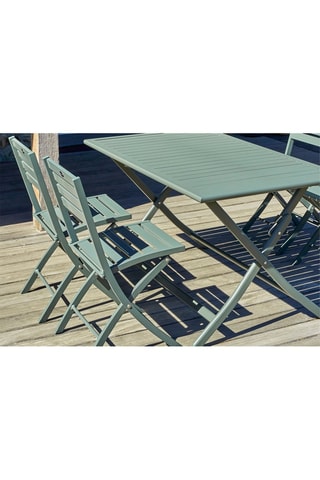 Conjunto de jardín plegable Marius - 4 plazas