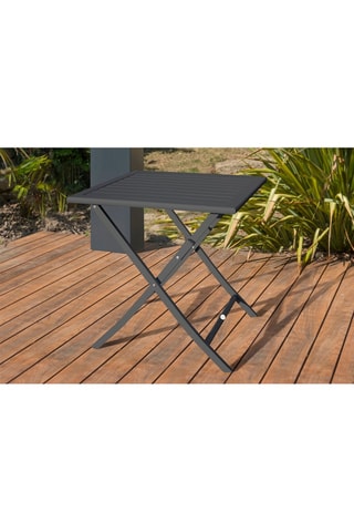 Velador de 2 plazas de jardín plegable Marius - 70 x 70 x 73 cm