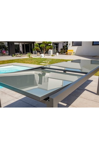 Mesa extensible de 8/10 plazas Tolede - 200/300 x 100 cm