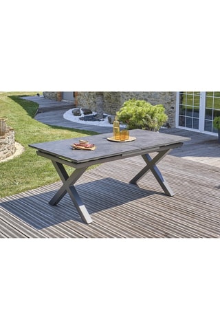 Mesa extensible de 8/10 plazas Floride - 180/240 x 77 x 100 cm