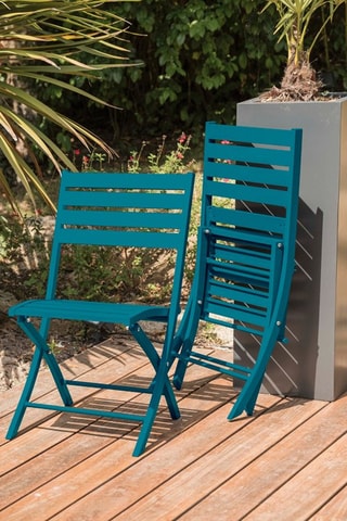 Conjunto de jardín plegable Marius - 4 plazas