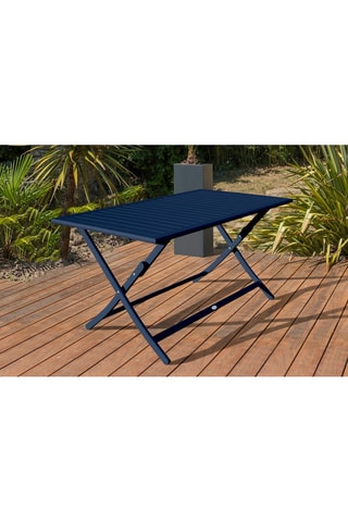 Mesa de jardín de 4 plazas plegable Marius - 140 x 80 x 73 cm