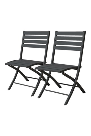 Conjunto de jardín plegable Marius - 2 plazas