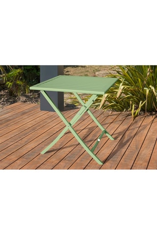 Velador de 2 plazas de jardín plegable Marius - 70 x 70 x 73 cm
