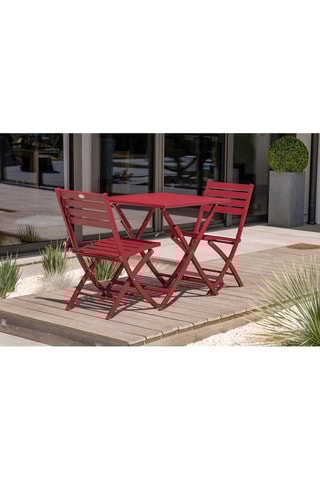 Conjunto de jardín plegable Marius - 2 plazas