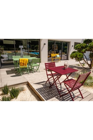 Conjunto de jardín plegable Marius - 2 plazas