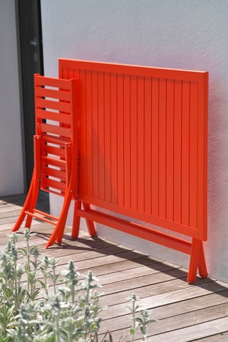 Mesa de jardín de 4 plazas plegable Marius - 140 x 80 x 73 cm