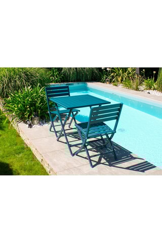 Conjunto de jardín plegable Marius - 2 plazas