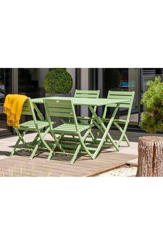 Conjunto de jardín plegable Marius - 4 plazas