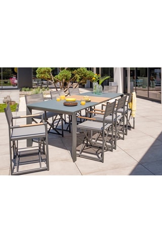 Conjunto de jardín Honfleur - 8 plazas - Mesa extensible