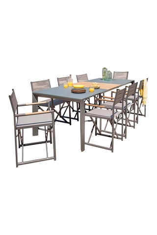 Conjunto de jardín Honfleur - 8 plazas - Mesa extensible