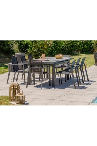 Conjunto de jardín Venise - 8 plazas - Mesa extensible