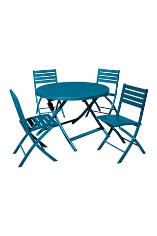 Conjunto de jardín redondo Marius - 4 plazas