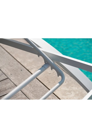 2 tumbonas apilables Barcelona - 195 x 74 x 32 cm