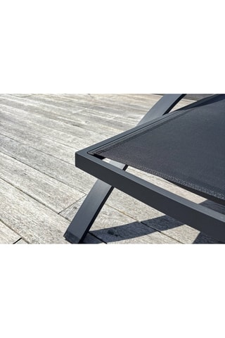 2 tumbonas apilables Barcelona - 195 x 74 x 32 cm