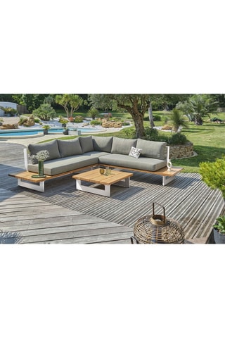 Salón de jardín modulable Lavezzi - 5 plazas