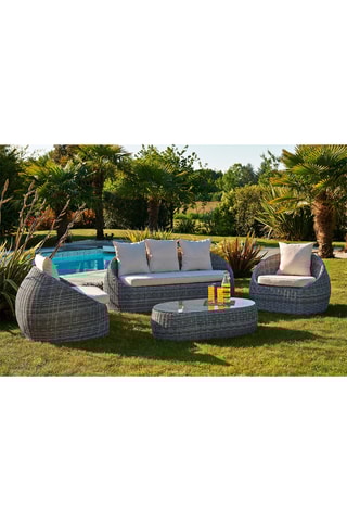 Salón de jardín Isa - 5 plazas