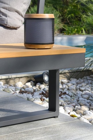 Salón de jardín modulable de madera de acacia Tokyo - 4 plazas