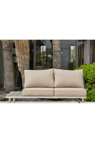 Salón de jardín esquinero Osaka - 5 plazas