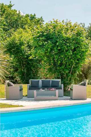 Salón de jardín Porto - 5 plazas