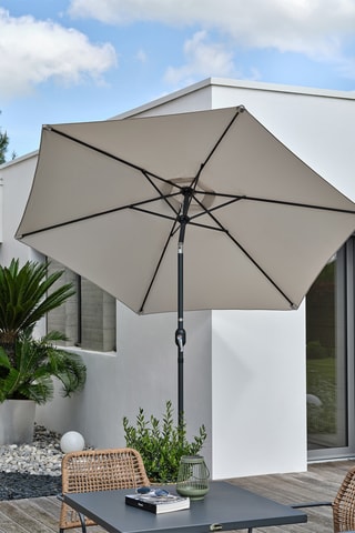 Sombrilla de manivela - Diámetro de la lona: 2,7 m