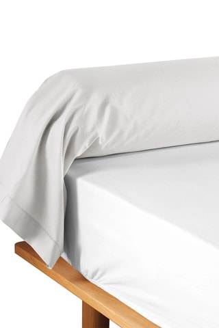 Taie de traversin en coton 57 fils/cm² Lina - Blanc