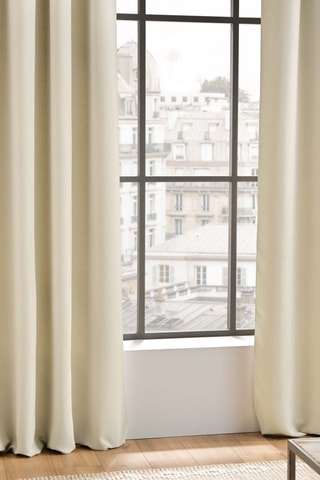 Rideau polyester Occult - Naturel - 135 x 240 cm