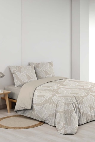 Parure de couette  en coton  57 fils/cm² - Naturel