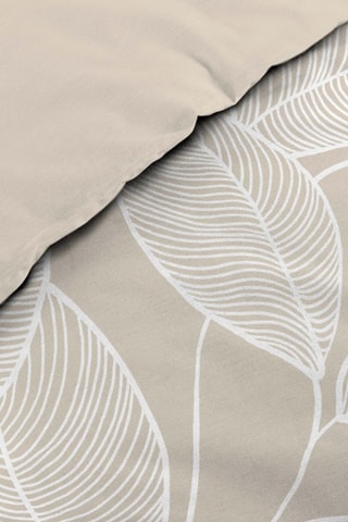 Parure de couette  en coton  57 fils/cm² - Naturel