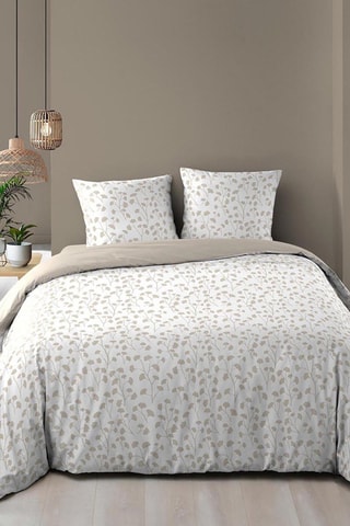 Parure de couette  en coton 57 fils/cm² - Naturel