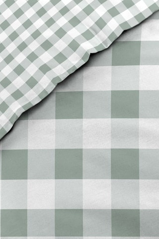 Parure de couette  en coton  57 fils/cm² - Sauge