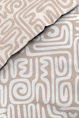 Parure de couette en coton 42 fils/cm² - Beige