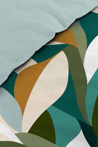 Parure de couette  en coton 42 fils/cm² - Vert