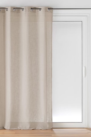 Voilage Cloris  - 140 x 240 cm - Marron clair