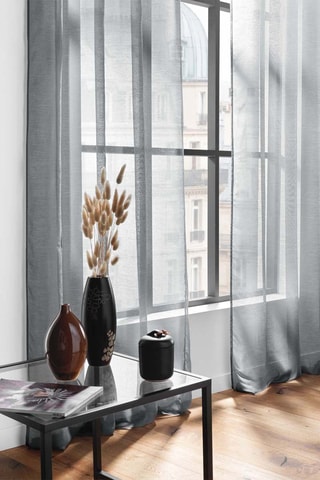 Voilage Lisséa - Gris - 140 x 240 cm