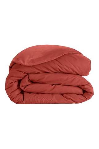 Housse de couette en coton 57 fils/cm² - Vieux rose