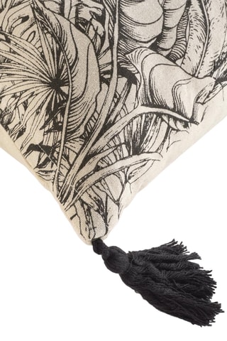 Coussin Papaya - Beige et doré - 45 x 45 cm