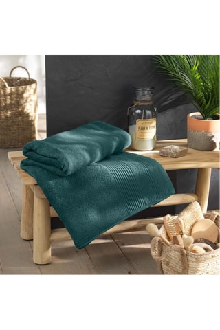 Drap de bain - Bleu canard - 90 x 150 cm