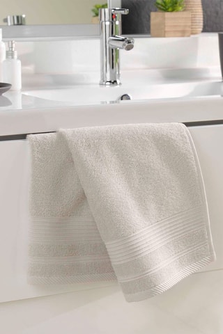 Serviette de toilette Tendresse - Lin - 50 x 90 cm