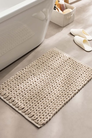 Tapis de bain - Beige - 50 x 80 cm