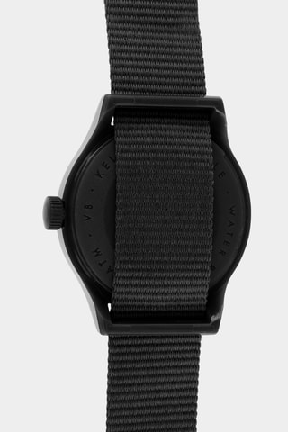 Montre en acier Villa - Noir