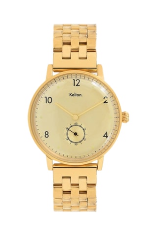 Montre automatique en acier Octogone - Doré