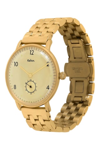 Montre automatique en acier Octogone - Doré