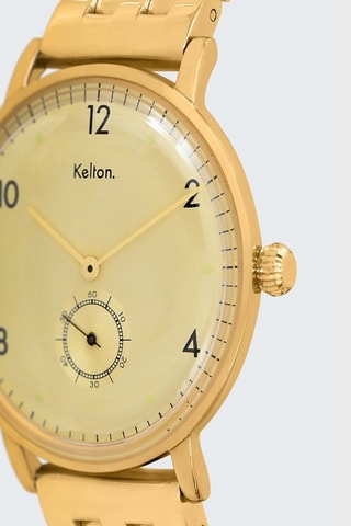 Montre automatique en acier Octogone - Doré