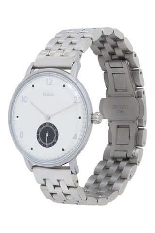 Montre automatique en tissu nato Octogone - Argenté