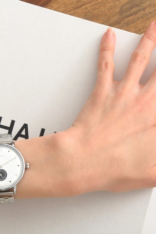 Montre automatique en tissu nato Octogone - Argenté