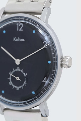 Montre automatique en tissu nato Octogone - Argenté