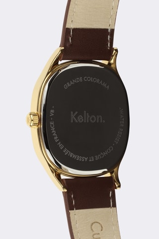 Montre en cuir VTNM - Marron