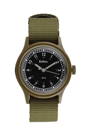 Montre automatique en acier Micmac St Tropez - Kaki