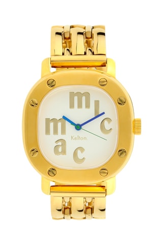 Montre en acier Jungle - Doré